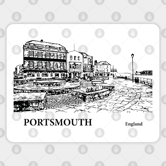 Portsmouth England Sticker by Lakeric